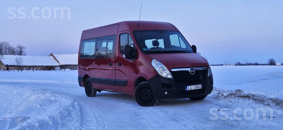 Opel 9 sēdvietas, nav vajadzīga vinjete, autonomās sild