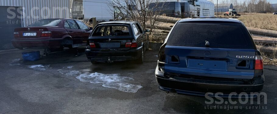 Pērc E36 un divi BMW dāvanā. 
Pārdodu iesāktu bmw e36. 
Parmetinati sliekš