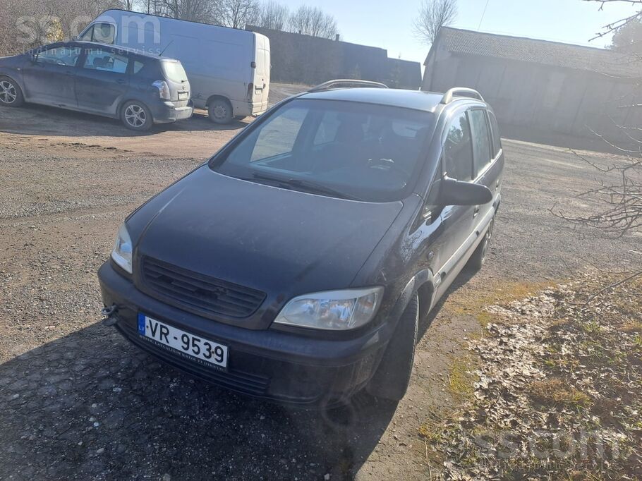 Pārdodu opel zafira. 7 vietas. Jāmaina augstspiediena degvielas sūkni. Atrod