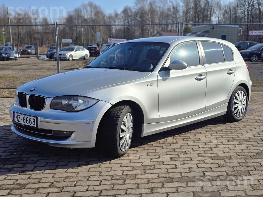 BMW 116; 1.6benz. ;85 kw (116 zs). Ļoti labā stāvoklī.
Abs; Airbag; Signal