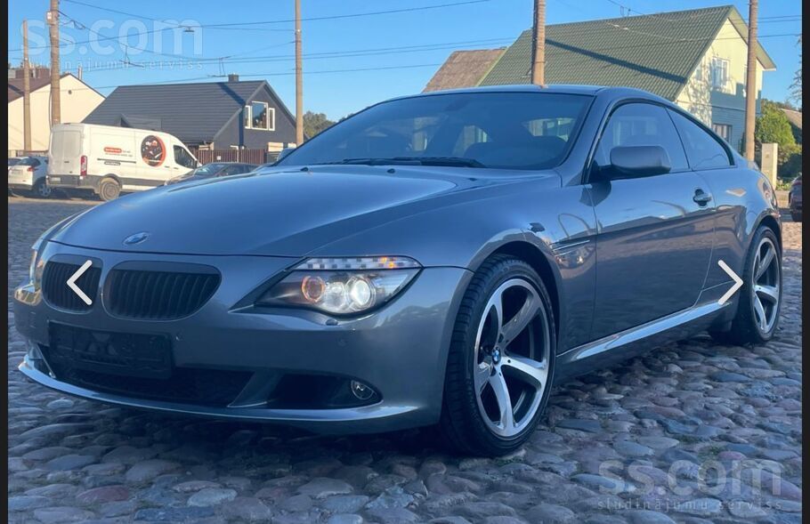 Pārdodu BMW 650i, FL. 
Oriģināls noskrējiens, vizuāli teicamā stāvoklī, nav