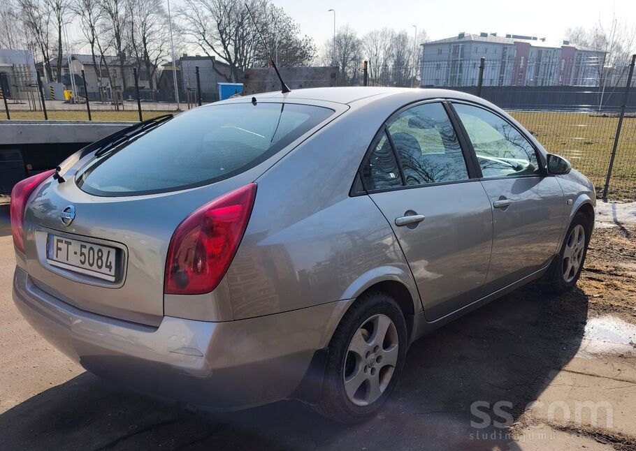 Nissan Primera, год 2006, 1.8 бензин, новый техосмотр, до 11.03.2027. Дорожн