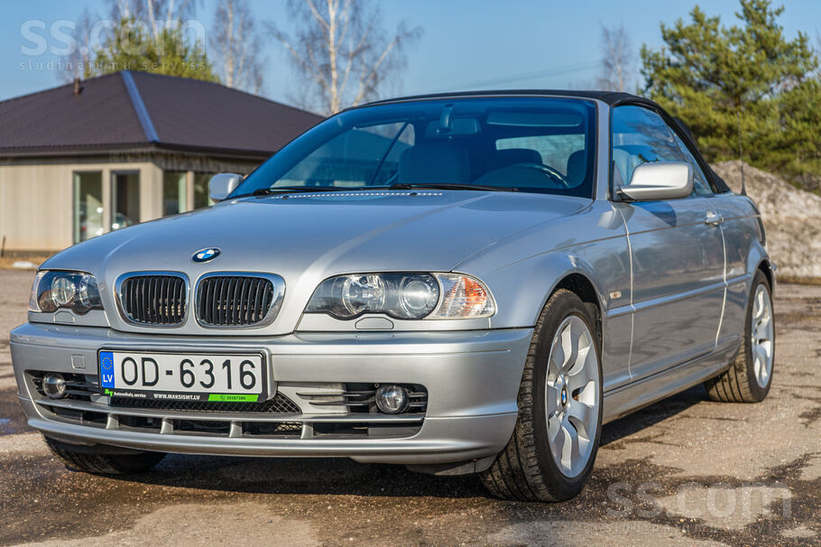 BMW Pārdodas E46 Kabriolets ļoti labā vizuālā un tehni