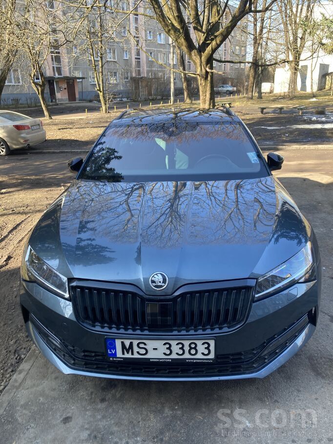 Pardodas Skoda superb sportline ar mazo nobraukumu, 1 īpašnieks, auto pirkts