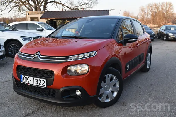Citroen Citroen C3 1.2L Benzīns, 60kW, 06.2018 g. 