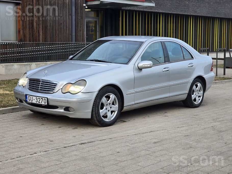 Mercedes Benz C270, W203 ar automātisko ātrumkārbu.
Svaiga tehniskā apskat