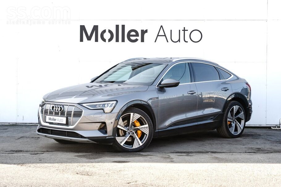 Audi E-Tron Sportback S-line 50 (313z/s) , ar automātisko pārnesumkārbu. Cen