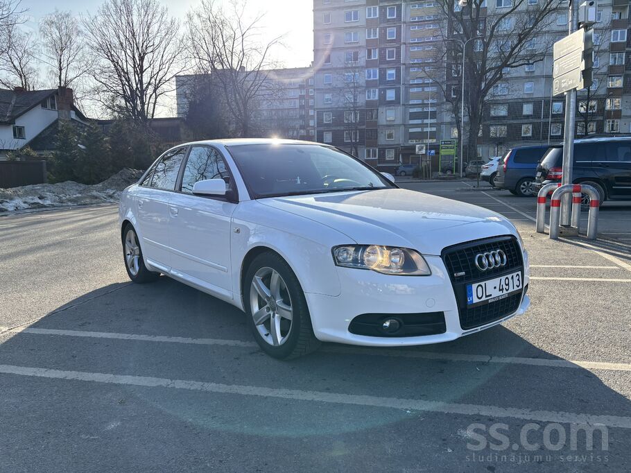 Audi Pārdodas audi A4 B7 sedans quattro Sline, 3.0d 171