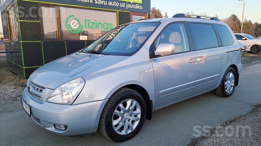 7 vietigs automāts Kia Carnival 2.9 dīzelis 136 kw
Pirmā reģistrācija 29.