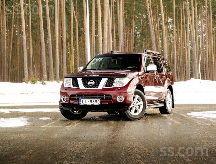 Nissan Pathfinder 7 Sēdvietas 2.5l dīzelis. 126kw
Tehniskā apskate derīga l