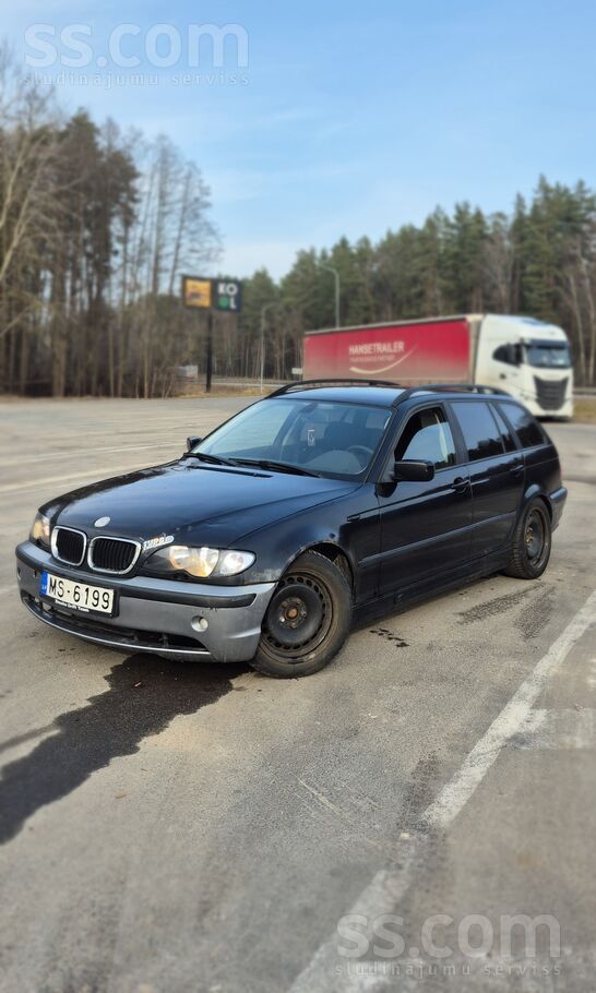 BMW E46 318i ar 105kw motoru. Ta lidz 11.11.2026gadam.