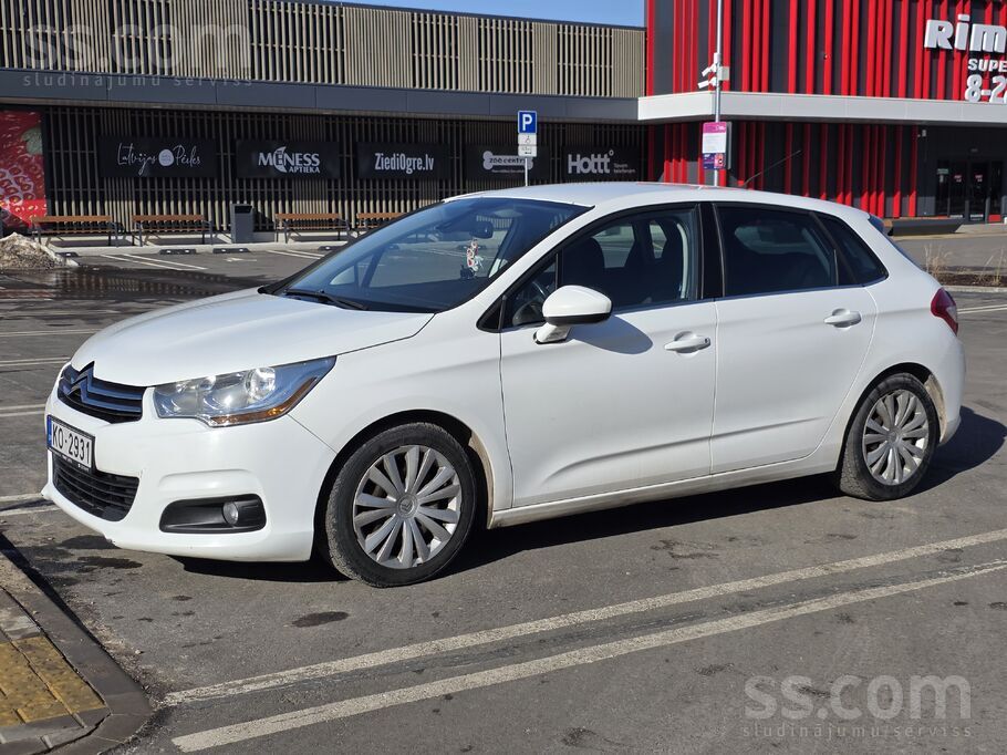 Citroen c4 1.6ehdi (82kW), labā tehniskā stāvoklī.
Pirmā reģistrācija 23.1