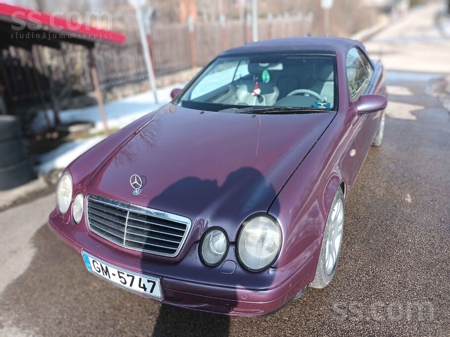MB Clk230 kompresors 1999. gads. Manuālā kārba, 5 ātrumi. 4-vietīgs kabriole