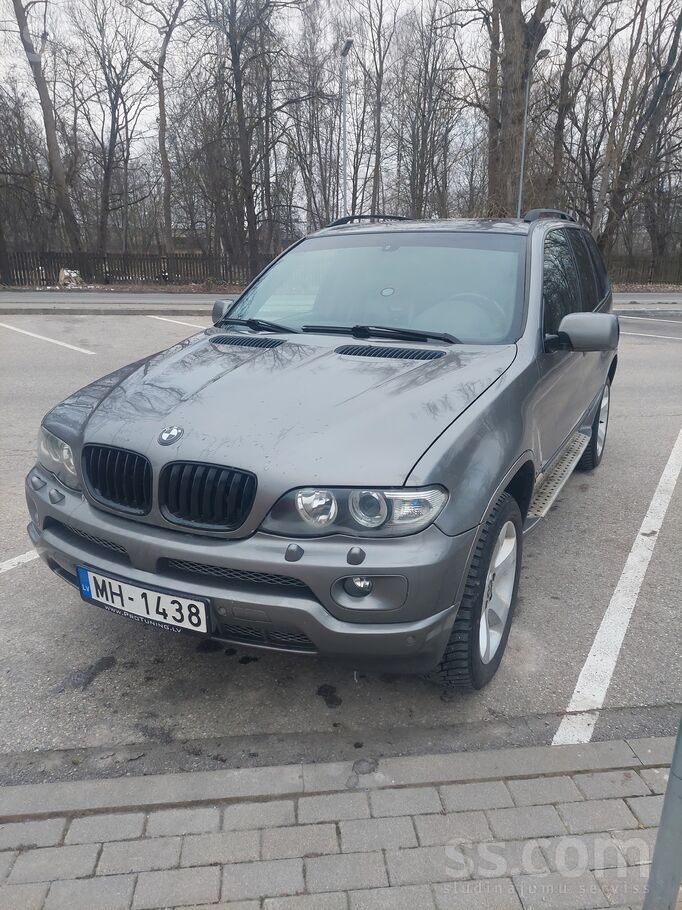 Pārdodu savu BMW X5 E53 3.0D 160 kW ar automātisko ātrumkārbu. Tikko izieta