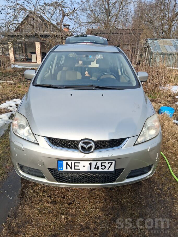 Pārdodu a/m Mazda5, 2007 g. 
Līdzi vasaras riepu komplekts
ar diskiem