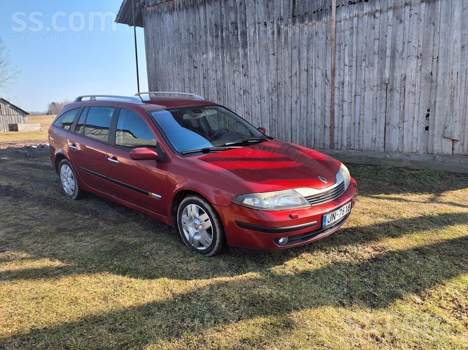 Renlaut Laguna 2
2.0/16V Turbo Benzins
2005g/299000 km/Tehniska 28.06.26