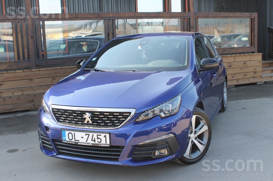 Peugeot Pārdodu Peugeot 308 Gt-Line, 1.2i 2017.gada 96kw m