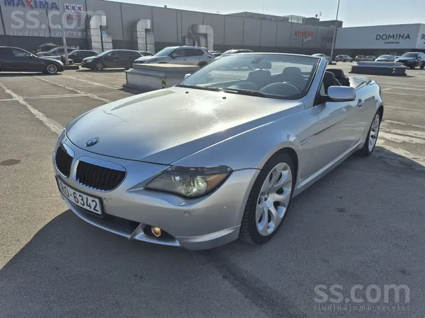 Pārdodu BMW e64 4.4benzins 245kw 2005gads, oriģināls nobraukums, mašīna ideā