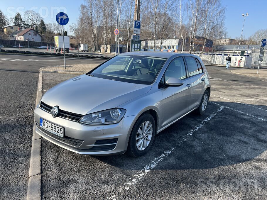 Volkswagen Tiek pārdots ekonomisks VW Golf 7, 81kw, jo ir ieg