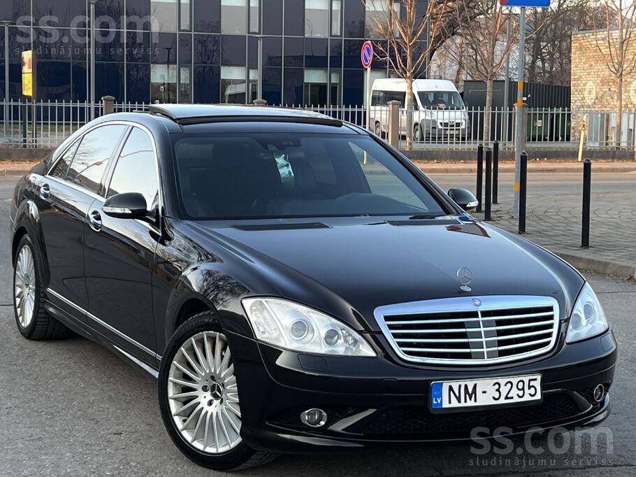 Pardod Mercedes w221 S500 Amg packet, benzins/gaze, ar skati, auto laba kart