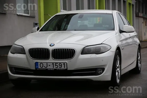 520d F10 2.0d/135kw, automāts, parkošanās sensori, ādas sēdekļi, multistūre,
