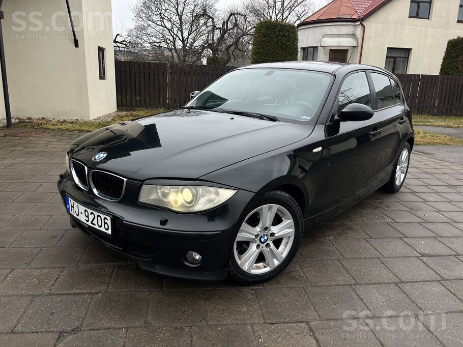 Bmw 118 2.0d 90kw 2006 gads. TA 04.2026. Varam iziet jaunu tehnisko apskati