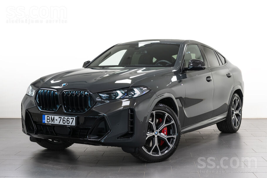 BMW X6 xDrive30d M Sport, 210Kw
-Spēkā ražotāja garantija līdz 02/2028, a