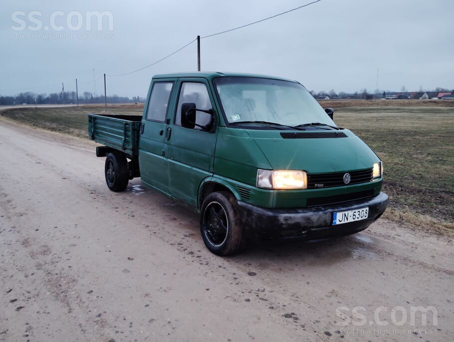 Pardod VW Transporter Doka 2.5d, rūc, brauc, bremzē, uz apskati roka būs jap