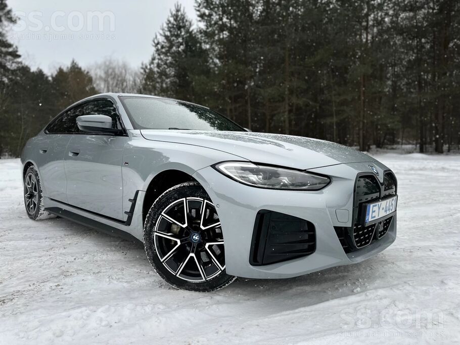 Tikko no Beļģijas Bmw i4 e-drive 40 M long range, (Rwd) 250kw/340zs, mašīna