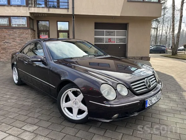 Mercedes Benz Cl500 W215 Full 5.0 V8 225kw. Ta. 08. 2026 Pilnā komplektācijā