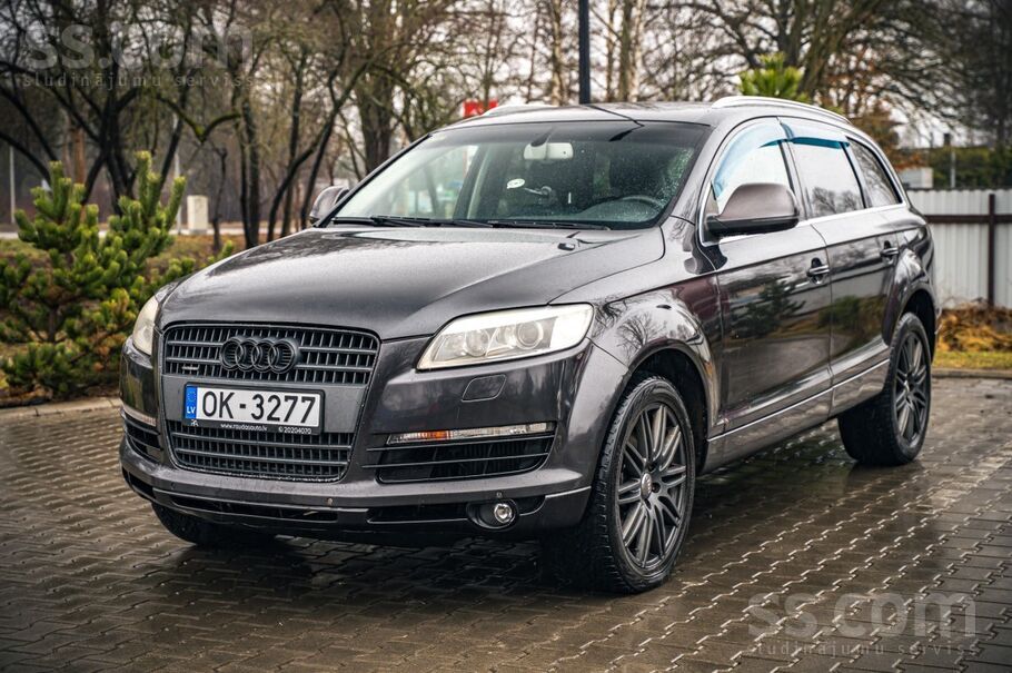 Pārdod Audi Q7 3.0 dīzelis, Quattro, 171 kw, automātiskā Ātrumkārba. 

7 s