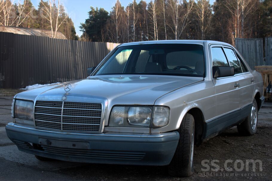 Mercedes-Benz W126 S280 Facelift , klasiskās S-klases pārstāvis, darba kārtī
