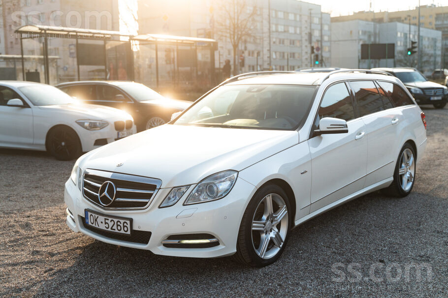 Mercedes E350cdi no Nīderlandes, auto nevainojamā tehniskā 