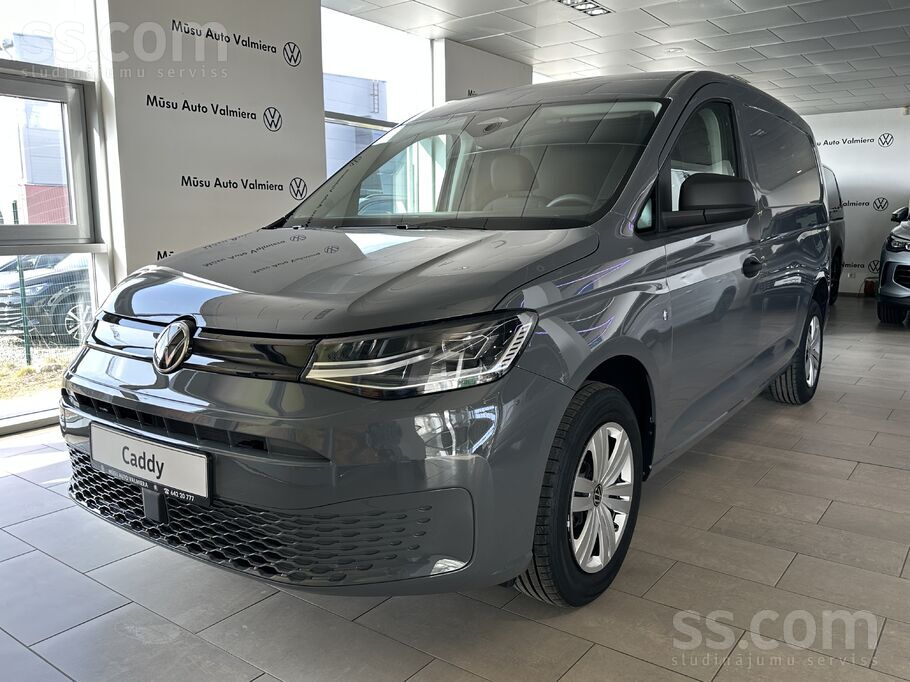 Jauns VW Caddy Maxi Cargo,
2.0 Tdi dzinējs 102zs, 6 ātrumu manuālo pārnesu