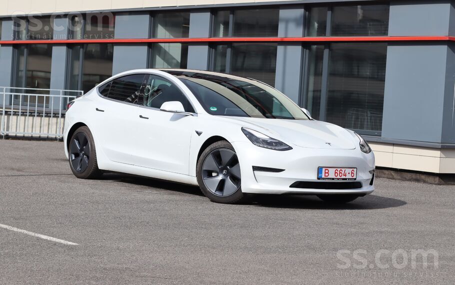 Pieejama garantija. Tesla Model 3, long range, dual motor, Awd. Nobraukt pēc ražotāj