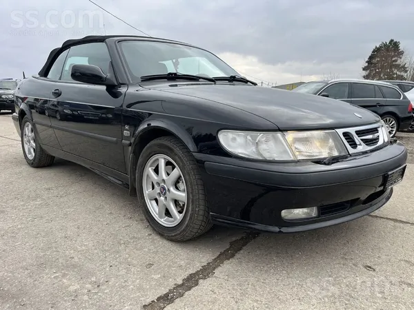 Saab Tikko no Šveices. Saab 93 Cabrio 2.0T 150Ps 2002ga