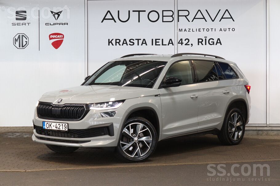 Skoda Piedāvājam Škoda Kodiaq Sportline 4x4. 2.0 tdi dīz