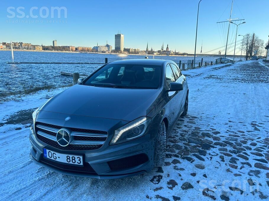Mercedes Auto ar sportisku izskatu un labu komplektāciju, ļ