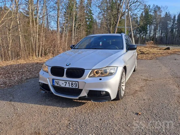 BMW 325 3.0D 145kw universālis, feislifts, melnie grie