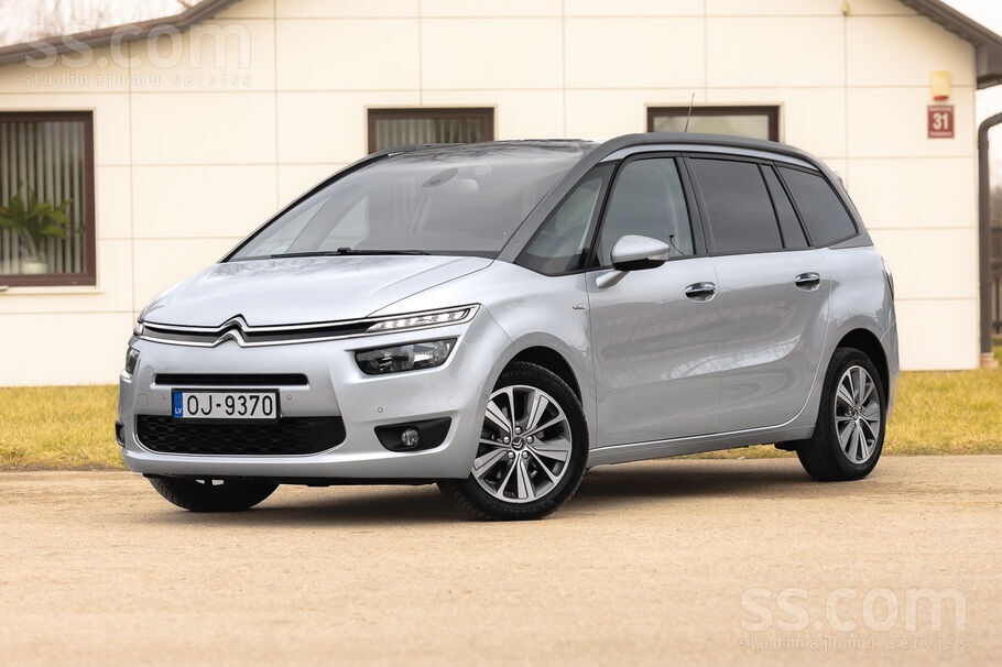 Tikko no Francijas. Citroen C4 Grand Picasso Facelift Modelis. Piereġistreta