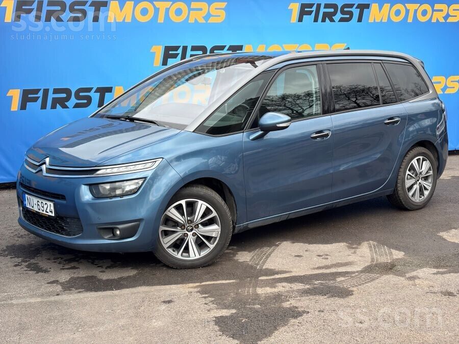 Citroen C4 Grand Picasso. 2.0 dīzelis, 110 kw/150 z. s. , 7 sēdvietas, klasi
