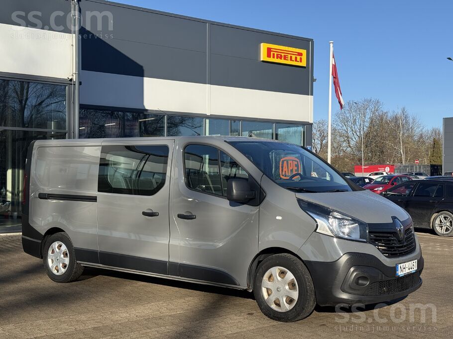Uzņēmums pārdod Renault Trafic. L2H1 - garā bāze, dubultā kabīne - 6 sēdviet