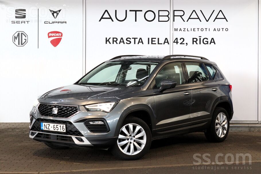 Piedāvājam Seat Ateca Style. 1.5 Tsi benzīna dzinējs. 110Kw/150Zs. Automātis