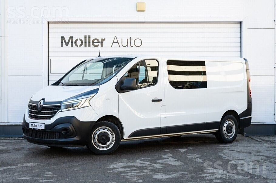 Renault Trafic 6 vietas 2.0 D (120zs) ar mehānisko pārnesumkārbu. Cena ar Pv