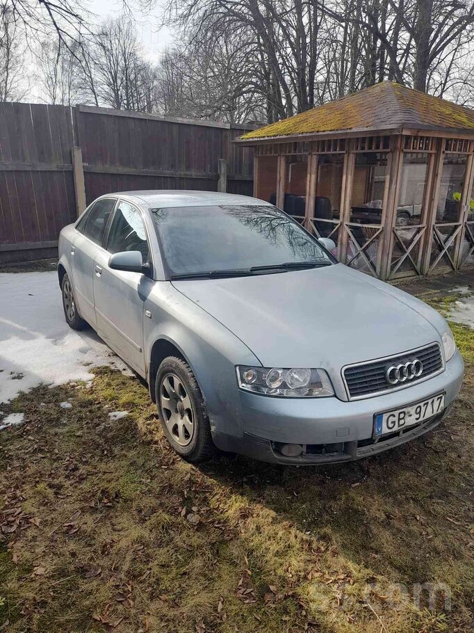 Audi Audi A4 B6 2001 gada, 2.0 Alt benzīns. Skate beidz