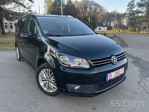 Volkswagen Touran 1.6 Tdi Cup Skaista krāsa, 2 saimnieki- red