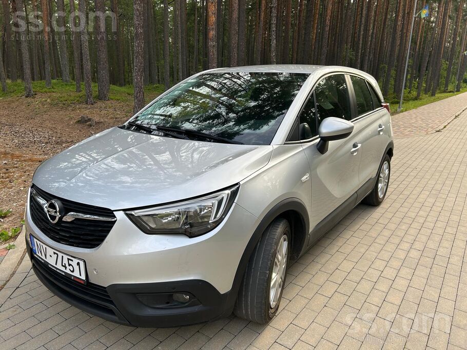 Opel Crossland X 1.2 2019 benzīna versija. Neliels piecu pasažieru Suv ar pa