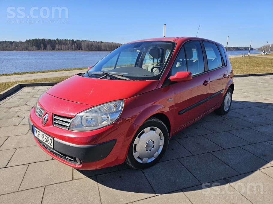 Jauna TA. Renault Scenic ar veco labo 1.9 dīzeli. Ļoti ekonomiska mašīna. Ma