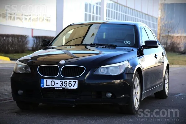 BMW 520d E60 Manuāls, multistūre, apsildāmi sēdekļi. 