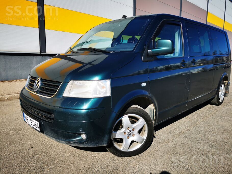 Dīzelis 2, 5 Tdi. Garais. Jauna TA. Automāts. 9-vietas. Kondicionieris. Liet